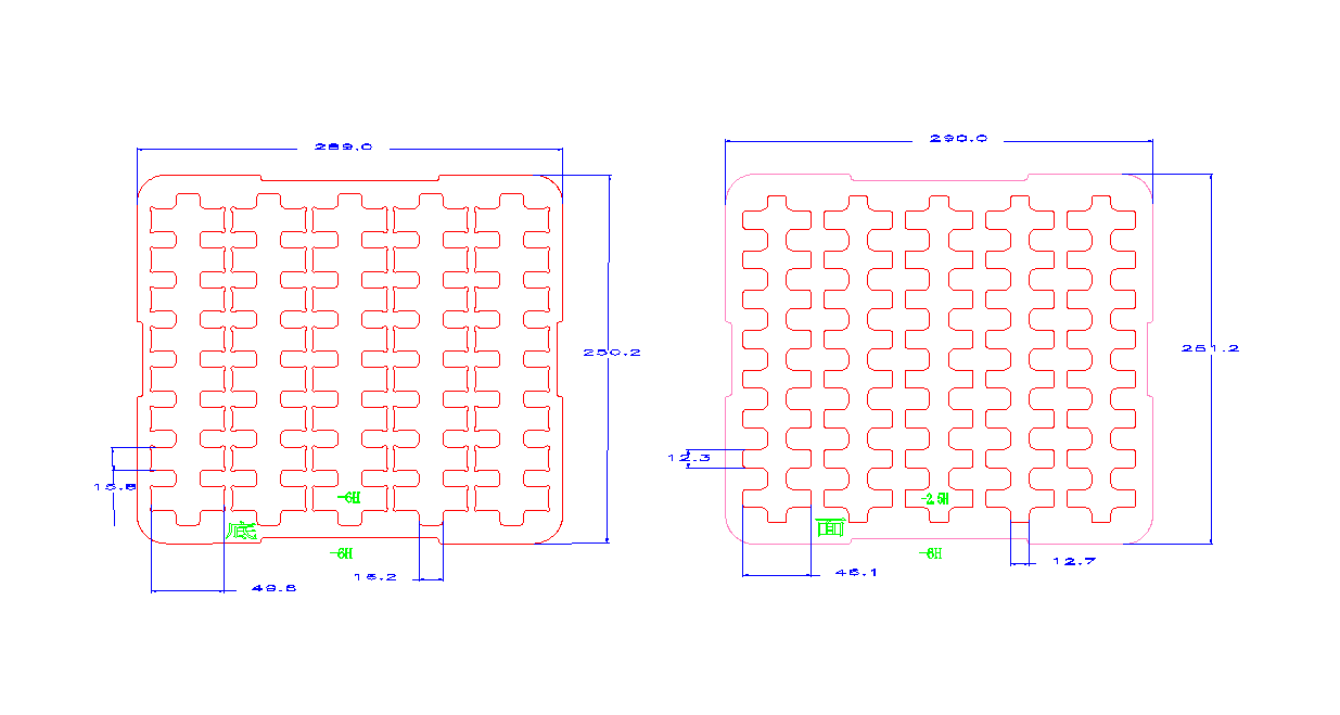 Square WETM001 47.5×13.5×5mm Blister Box